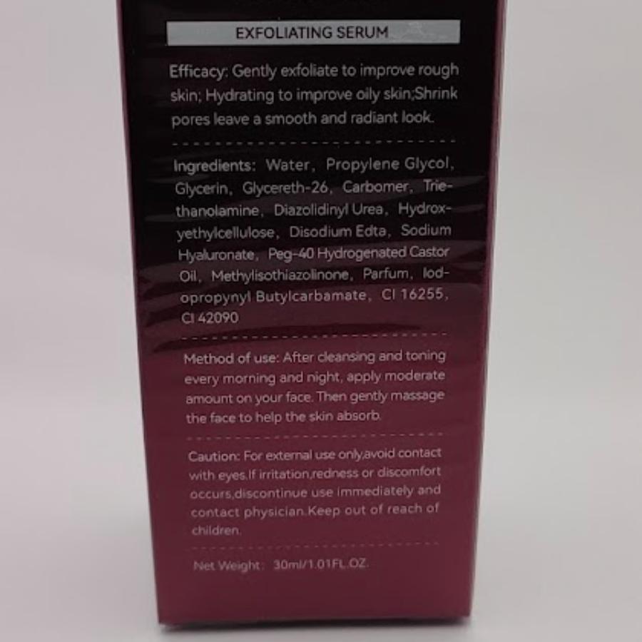 KORMESIC Exfoliating Serum AHA 30% + BHA 2% – Suero Exfoliante Facial (30 ml)
